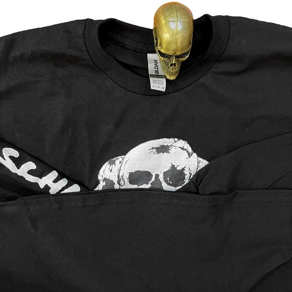 Discharge Born To Die, Original 3 Skulls, Long Sleeve T Shirt Size XL - Picture 3 of 3